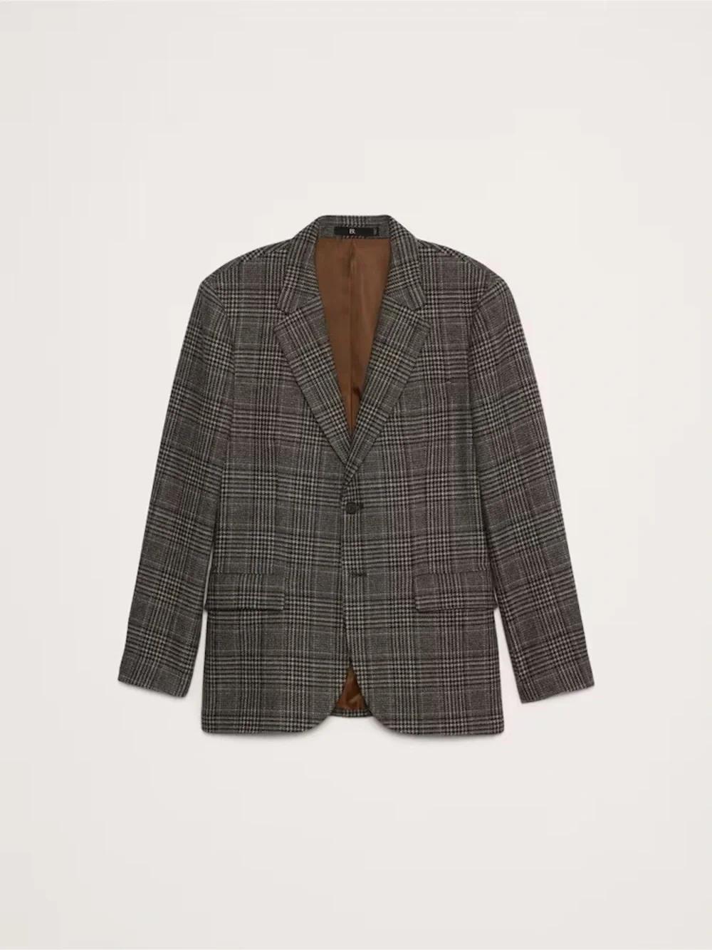 Classic brown/Grey Glen Plaid Men's Blazer